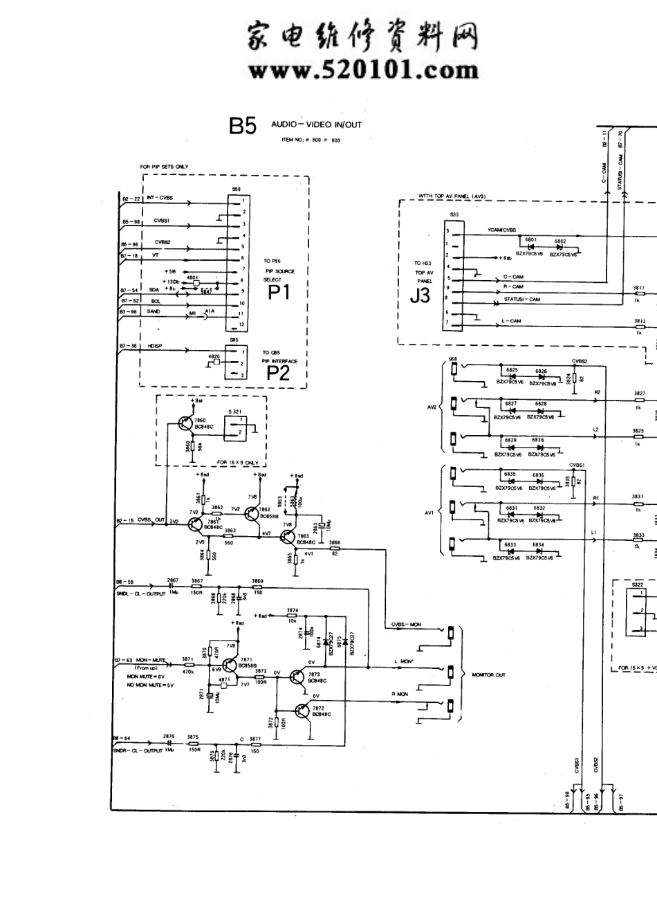 飞利浦29PT448A-93S彩电（29V9）电路原理图_飞利浦  29PT446A-93S（29V8）、29PT488A-93S（29V9）(13).pdf_第1页