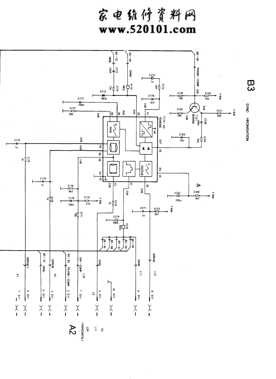 飞利浦29PT448A-93S彩电（29V9）电路原理图_飞利浦  29PT446A-93S（29V8）、29PT488A-93S（29V9）(12).pdf_第1页