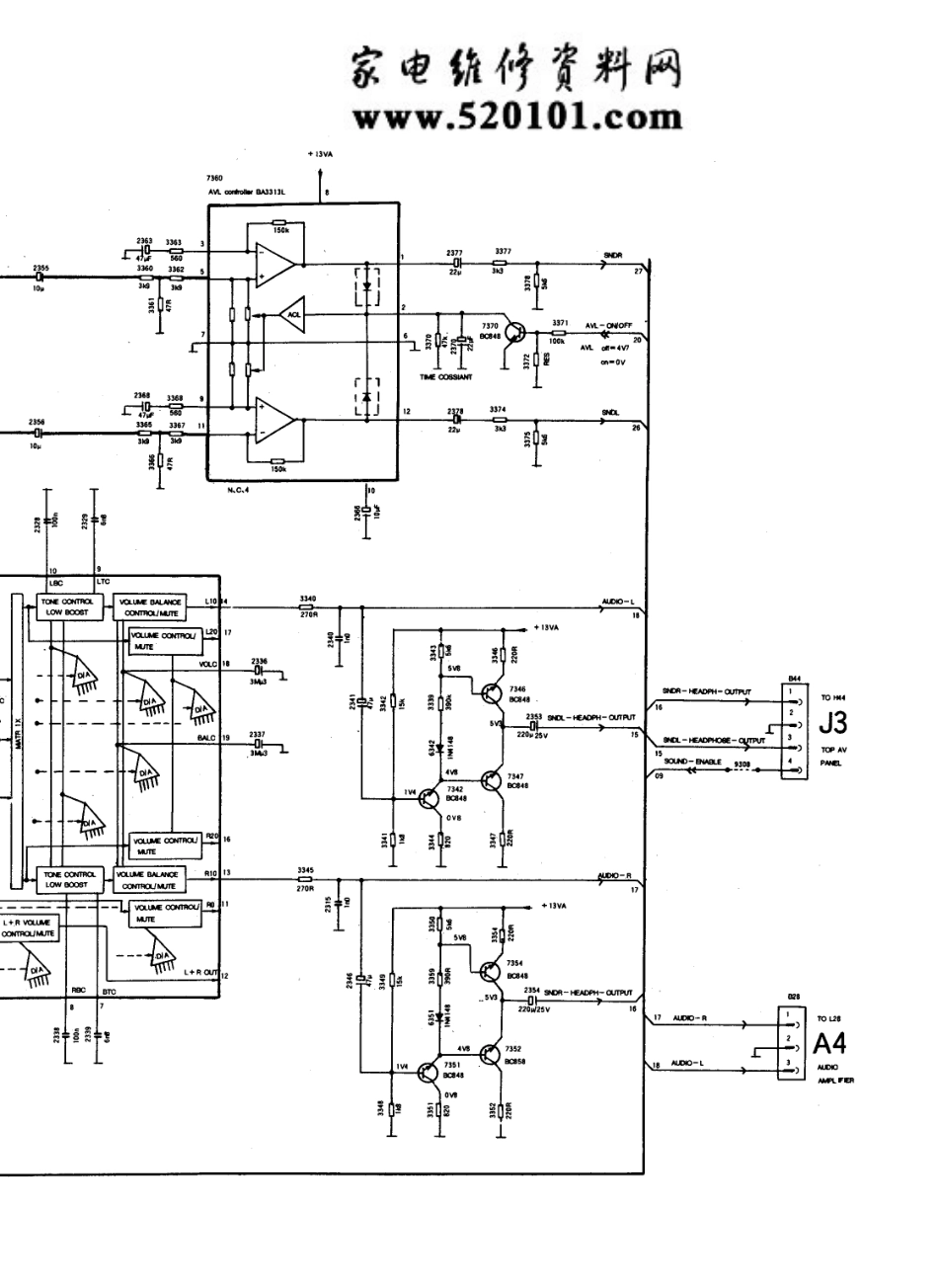 飞利浦29PT446A-93S彩电（29V8）电路原理图_飞利浦  29PT446A-93S（29V8）、29PT488A-93S（29V9）(28).pdf_第1页