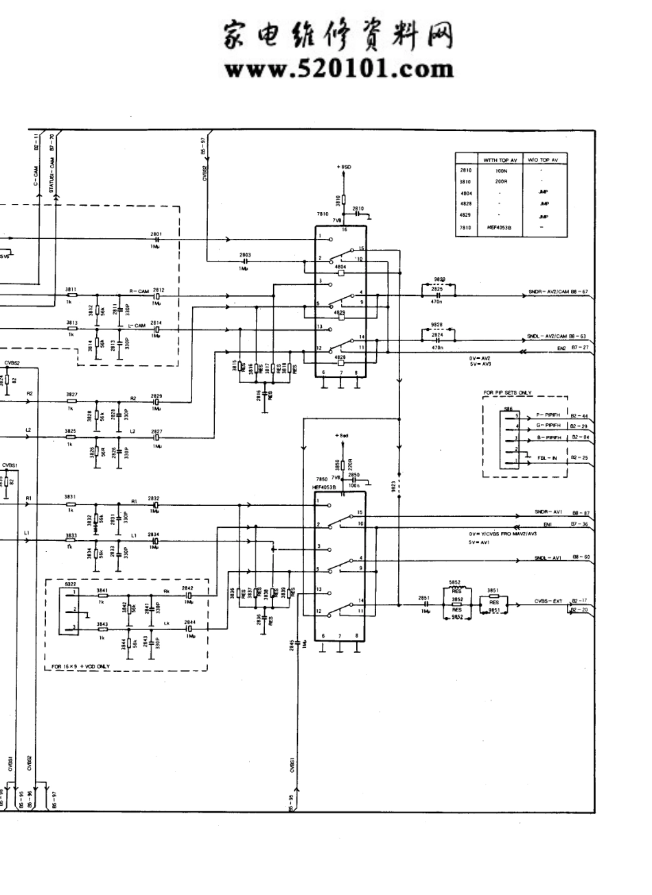 飞利浦29PT446A-93S彩电（29V8）电路原理图_飞利浦  29PT446A-93S（29V8）、29PT488A-93S（29V9）(14).pdf_第1页