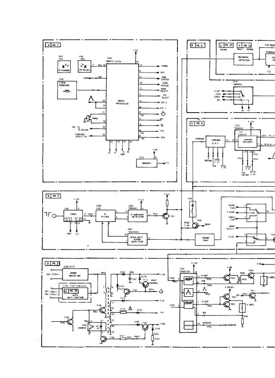 飞利浦25SP1688-57R彩电电路原理图_飞利浦  25SP1688-57R(01).pdf_第1页