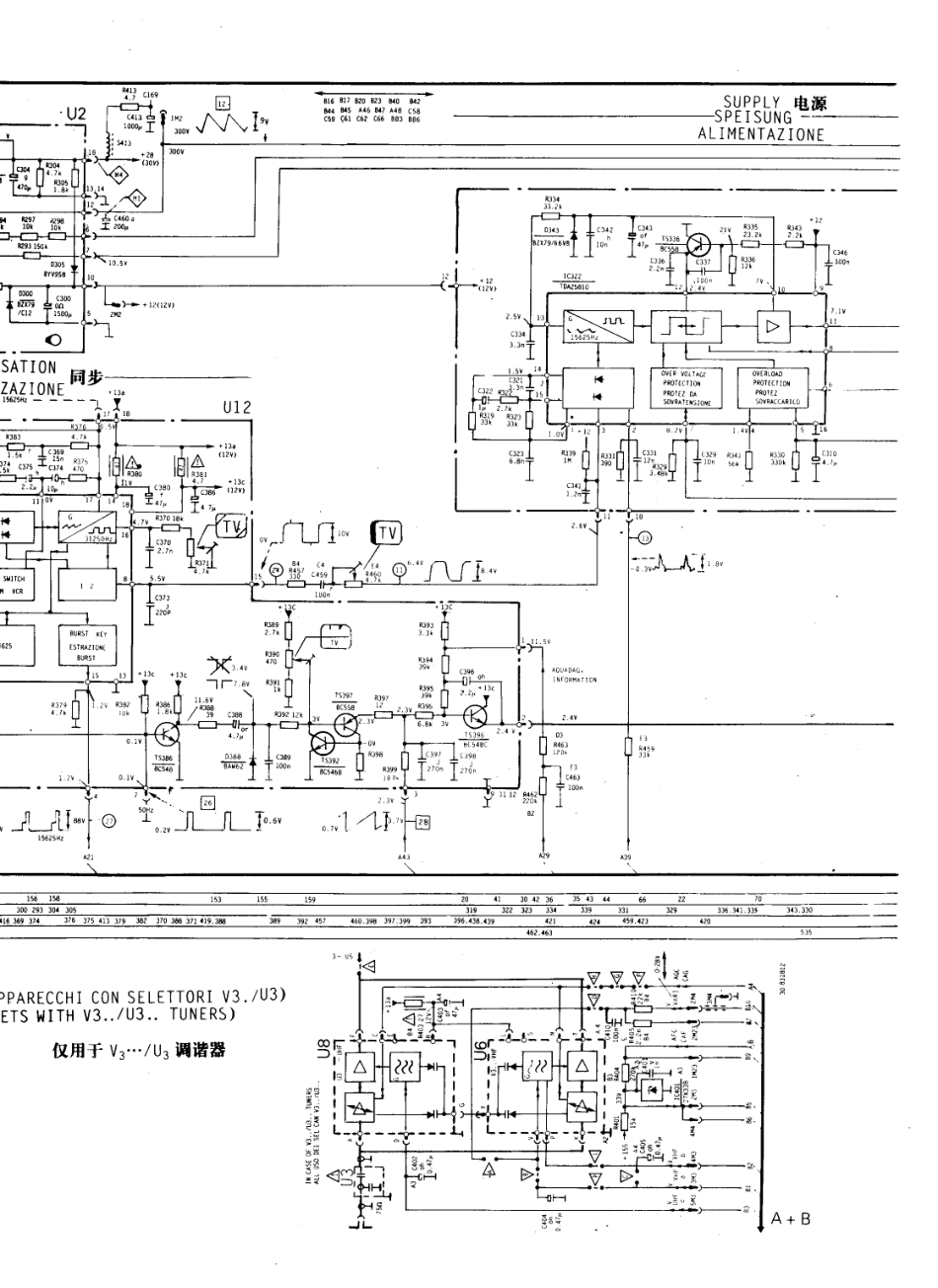 飞利浦22CS3404-002彩电电路原理图_飞利浦  22CS3404-002(04).pdf_第1页