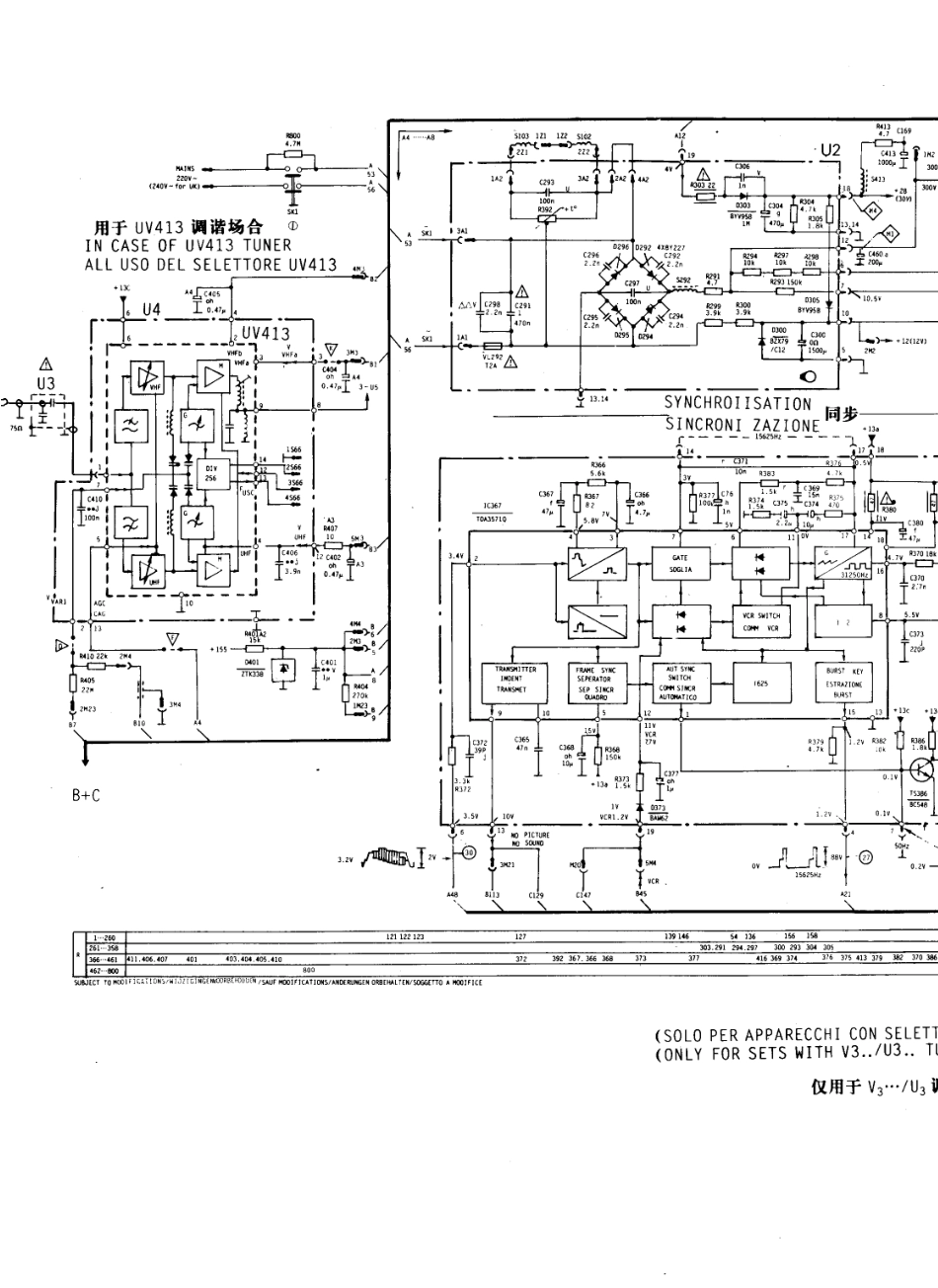 飞利浦22CS3404-002彩电电路原理图_飞利浦  22CS3404-002(03).pdf_第1页