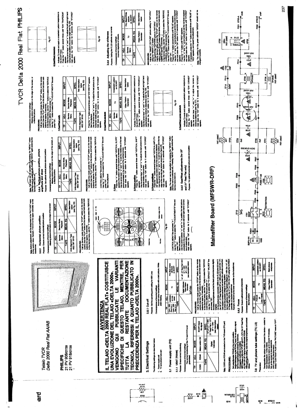 飞利浦21PV908 918 TVCR DELTA_2000 REAL FLAT图纸_21pv908_918-07-39_tvcr_delta_2000_real_flat.pdf_第1页