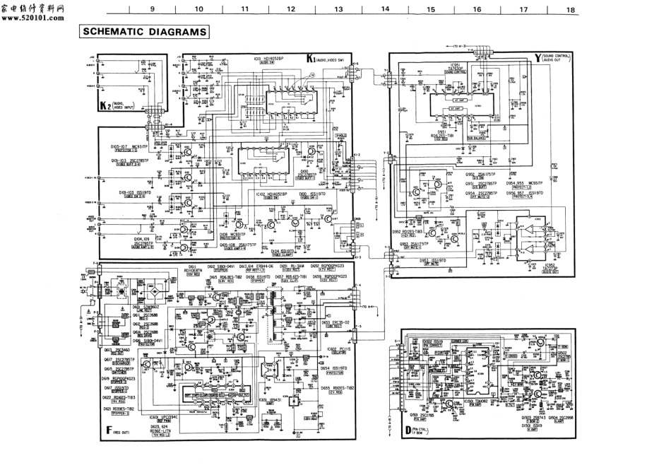 索尼KV-27VX1MT彩电（SCC-793C）电源板电路图.pdf_第1页