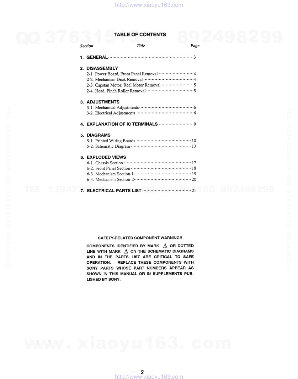 索尼SONY TC-TX1电路图.pdf_第2页