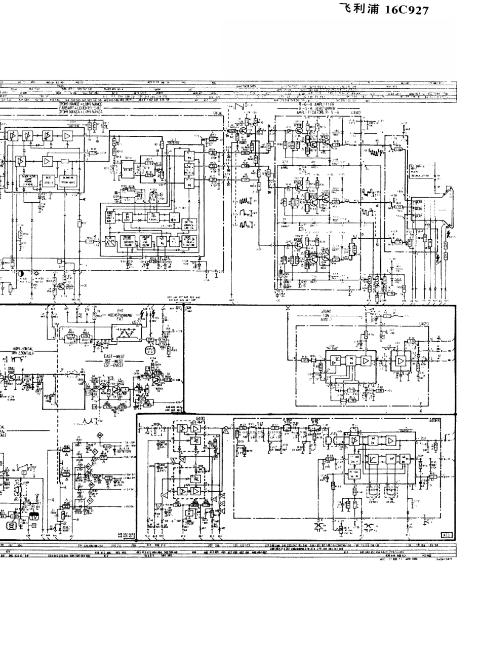 飞利浦16C927彩电电路原理图_飞利浦  16C927(02).pdf_第1页