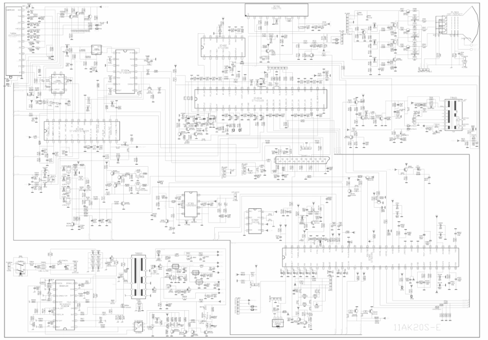 飞利浦11AK20SE彩电电路原理图_11AK20SE.pdf_第1页