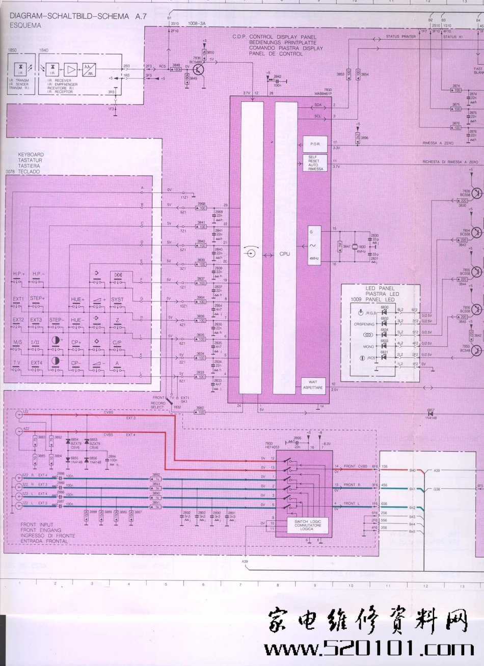 飞利浦3A-PTV机芯电路原理图_飞利浦3A-PTV机芯.pdf_第1页