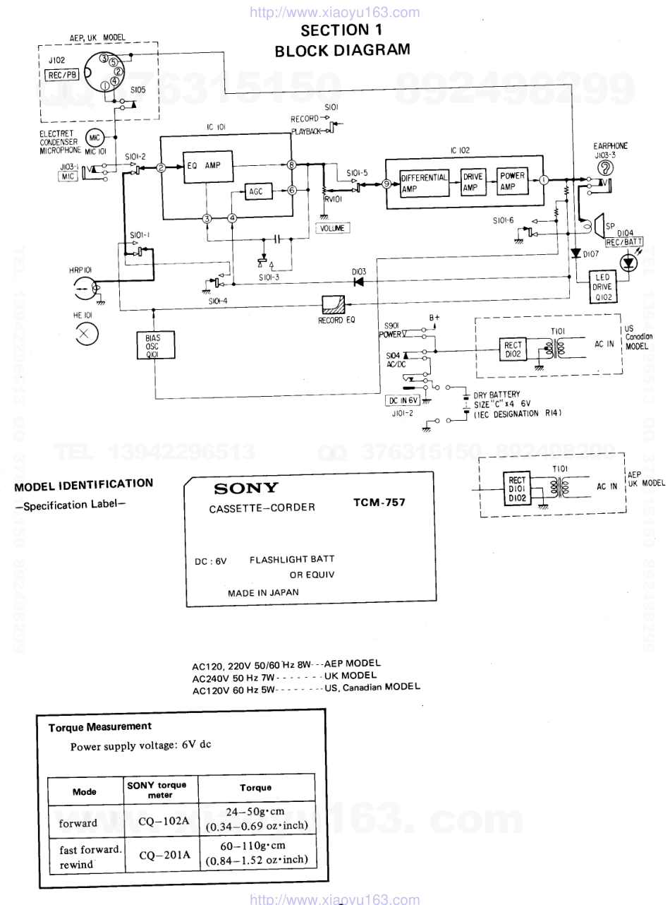 索尼SONY TCM-757电路图.pdf_第2页