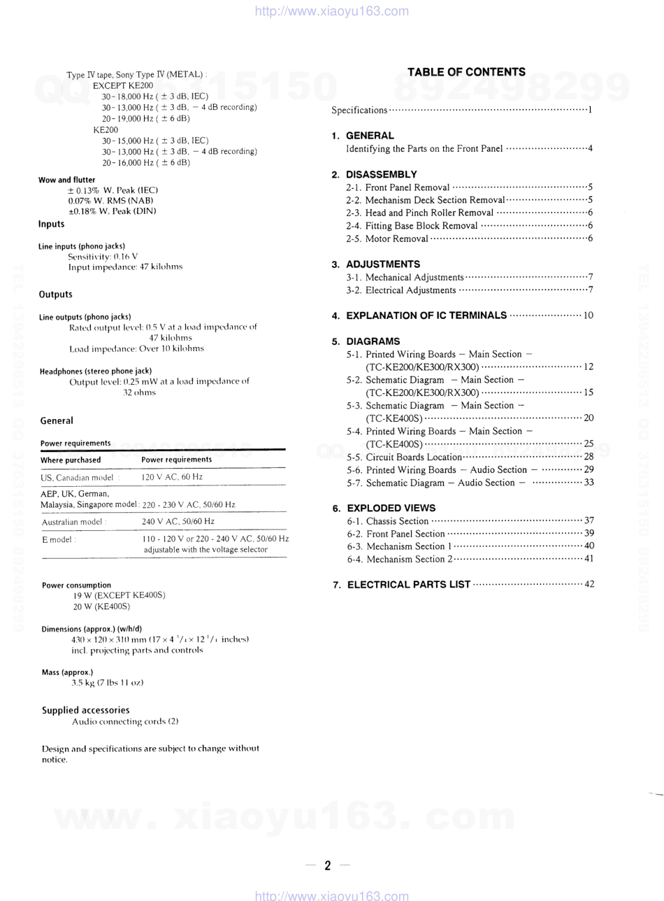 索尼SONY TC-KE400S电路图.pdf_第2页