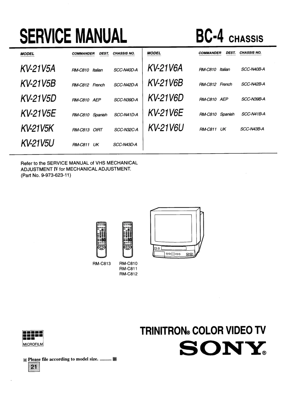 索尼KV-21V6U彩电原理图_索尼KV-21V5A.pdf_第1页