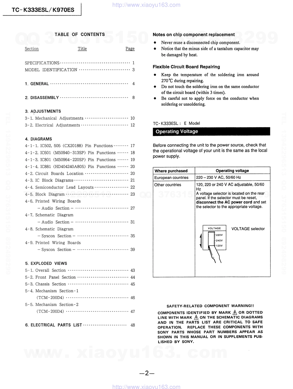 索尼SONY TC-K970ES电路图.pdf_第2页