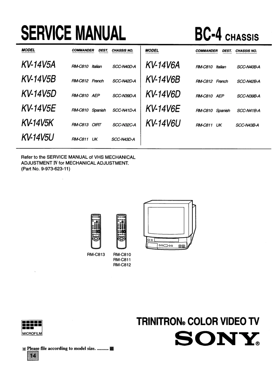 索尼KV-14V6U彩电原理图_索尼KV-14V5D.pdf_第1页