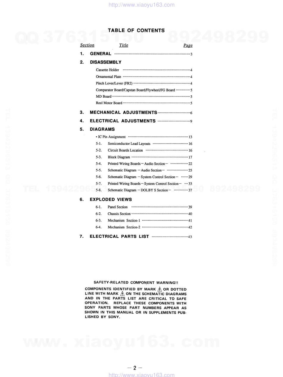 索尼SONY TC-K808ES电路图.pdf_第2页