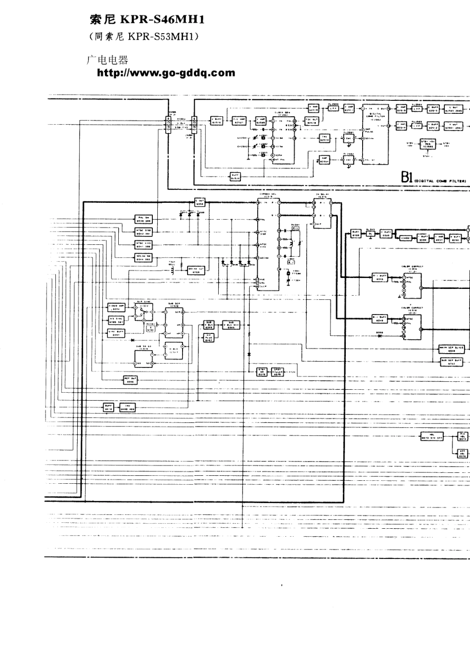 索尼KPR-S53MH1背投电视原理图_索尼  KPR-S46MH1、KPR-S53MH1(53).pdf_第1页