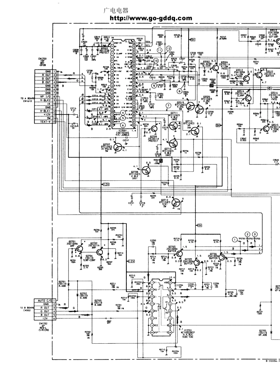 索尼KPR-S53MH1背投电视原理图_索尼  KPR-S46MH1、KPR-S53MH1(45).pdf_第1页