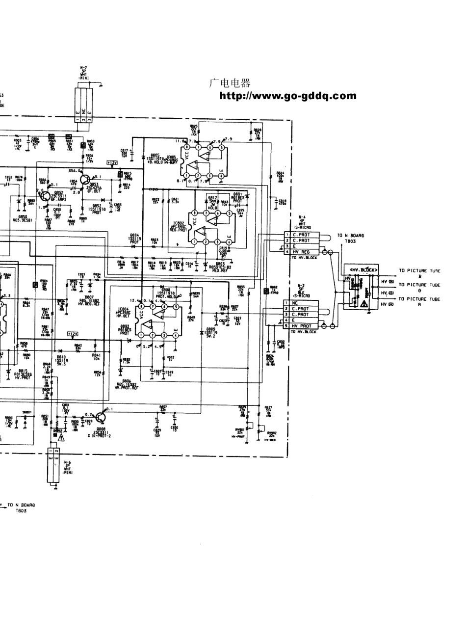 索尼KPR-S53MH1背投电视原理图_索尼  KPR-S46MH1、KPR-S53MH1(42).pdf_第1页