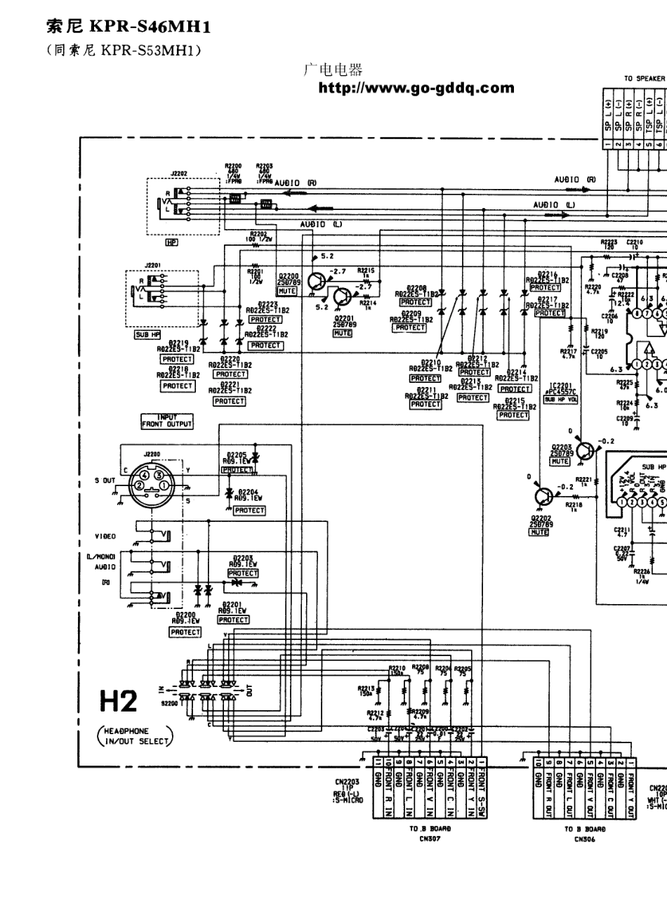 索尼KPR-S53MH1背投电视原理图_索尼  KPR-S46MH1、KPR-S53MH1(37).pdf_第1页