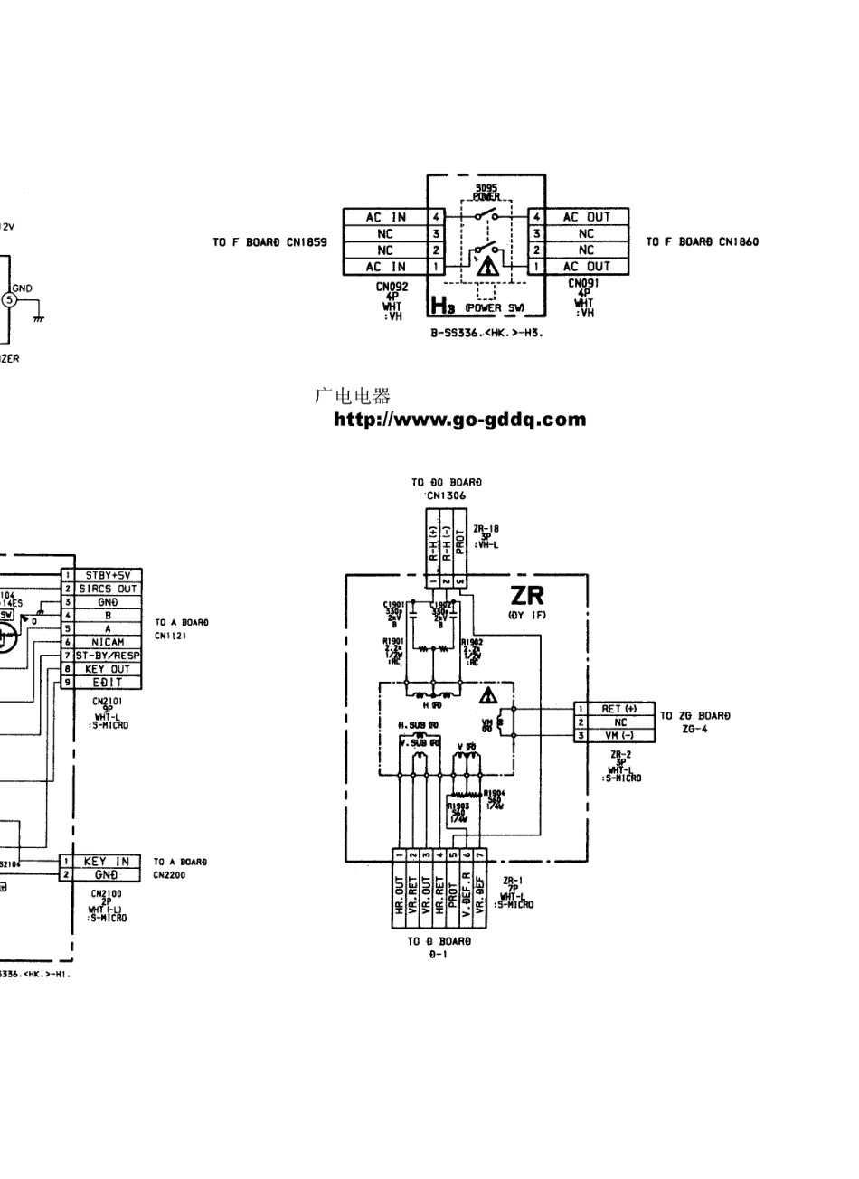 索尼KPR-S53MH1背投电视原理图_索尼  KPR-S46MH1、KPR-S53MH1(28).pdf_第1页