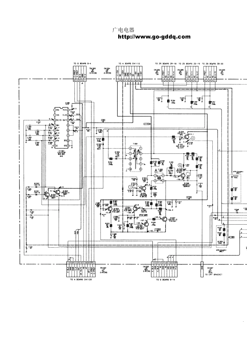 索尼KPR-S46MH1背投电视原理图_索尼  KPR-S46MH1、KPR-S53MH1(59).pdf_第1页