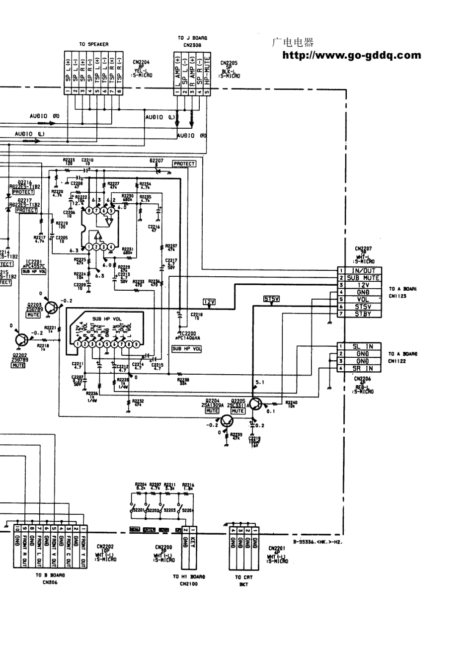 索尼KPR-S46MH1背投电视原理图_索尼  KPR-S46MH1、KPR-S53MH1(38).pdf_第1页