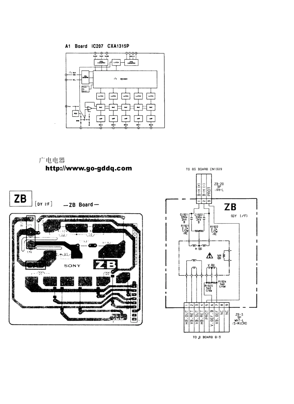 索尼KPR-S46MH1背投电视原理图_索尼  KPR-S46MH1、KPR-S53MH1(20).pdf_第1页