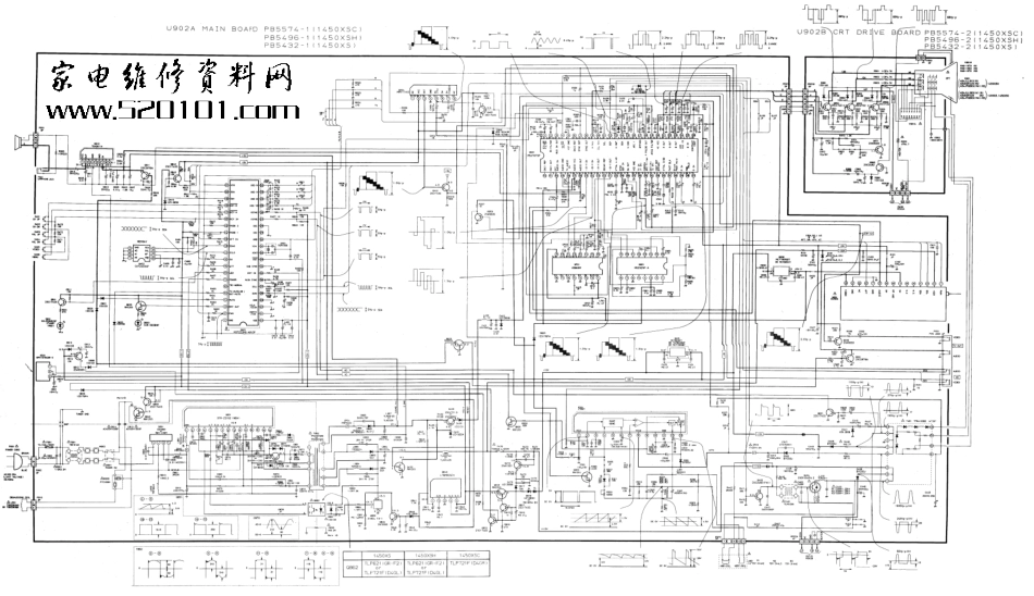 东芝PB5496-1彩电原理图_东芝PB5496-1彩电图纸.pdf_第1页