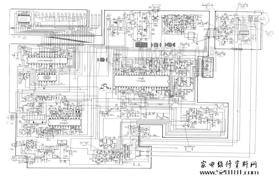 东芝C-207D5C彩电原理图_东芝C-207D5C彩电图纸.pdf_第1页