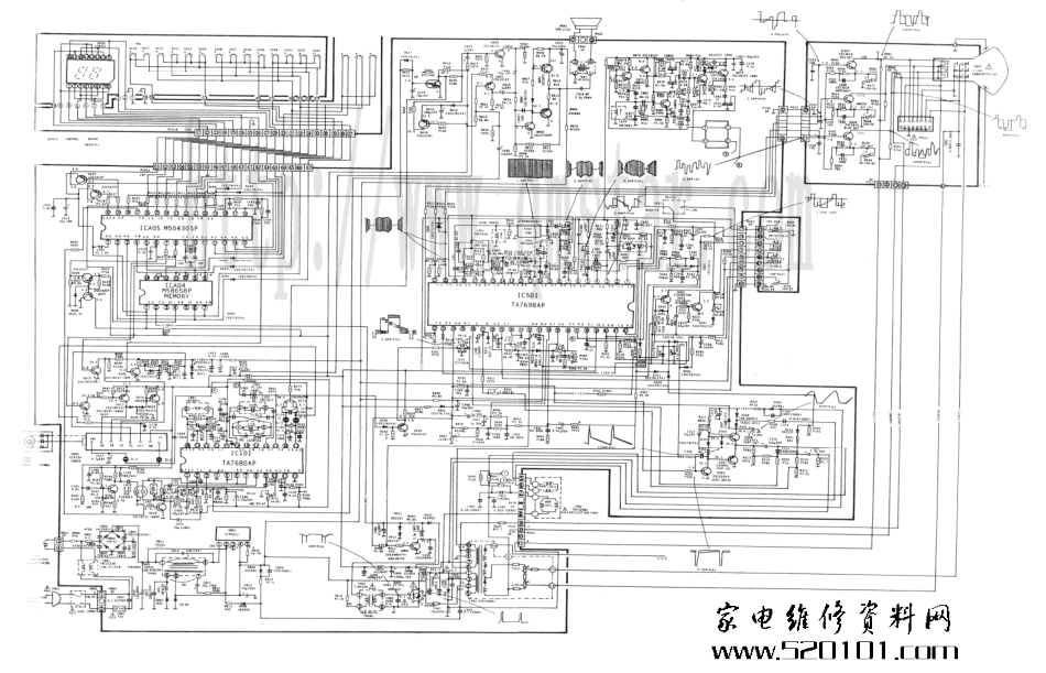 东芝C-167D5C彩电原理图_东芝C-167D5C彩电图纸.pdf_第1页