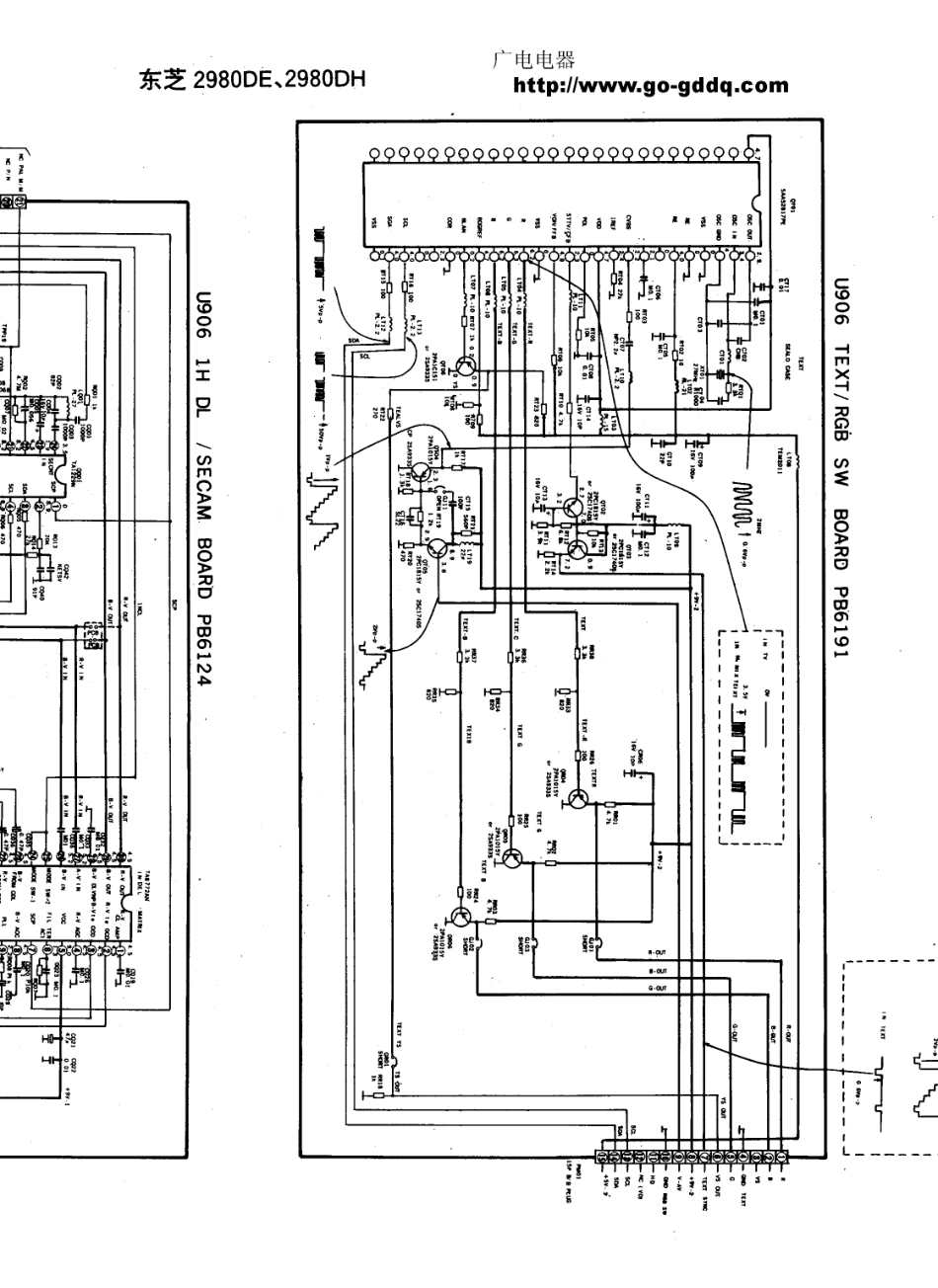 东芝2980DH彩电电路原理图_东芝  2980DE、2980DH(22).pdf_第1页