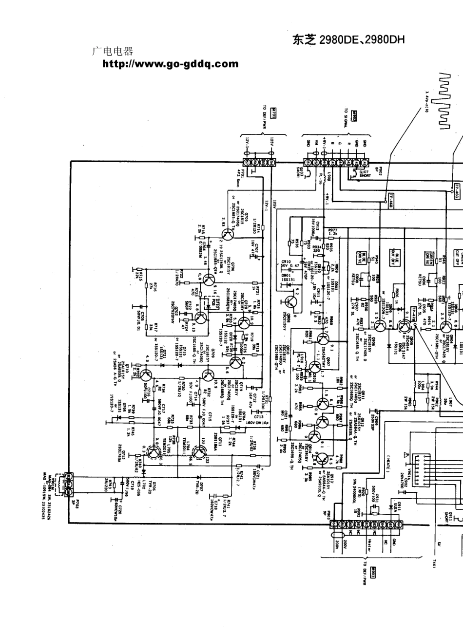 东芝2980DH彩电电路原理图_东芝  2980DE、2980DH(19).pdf_第1页