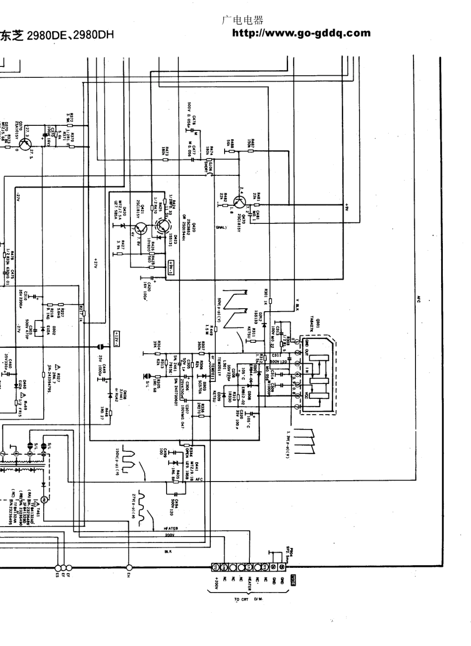 东芝2980DH彩电电路原理图_东芝  2980DE、2980DH(06).pdf_第1页