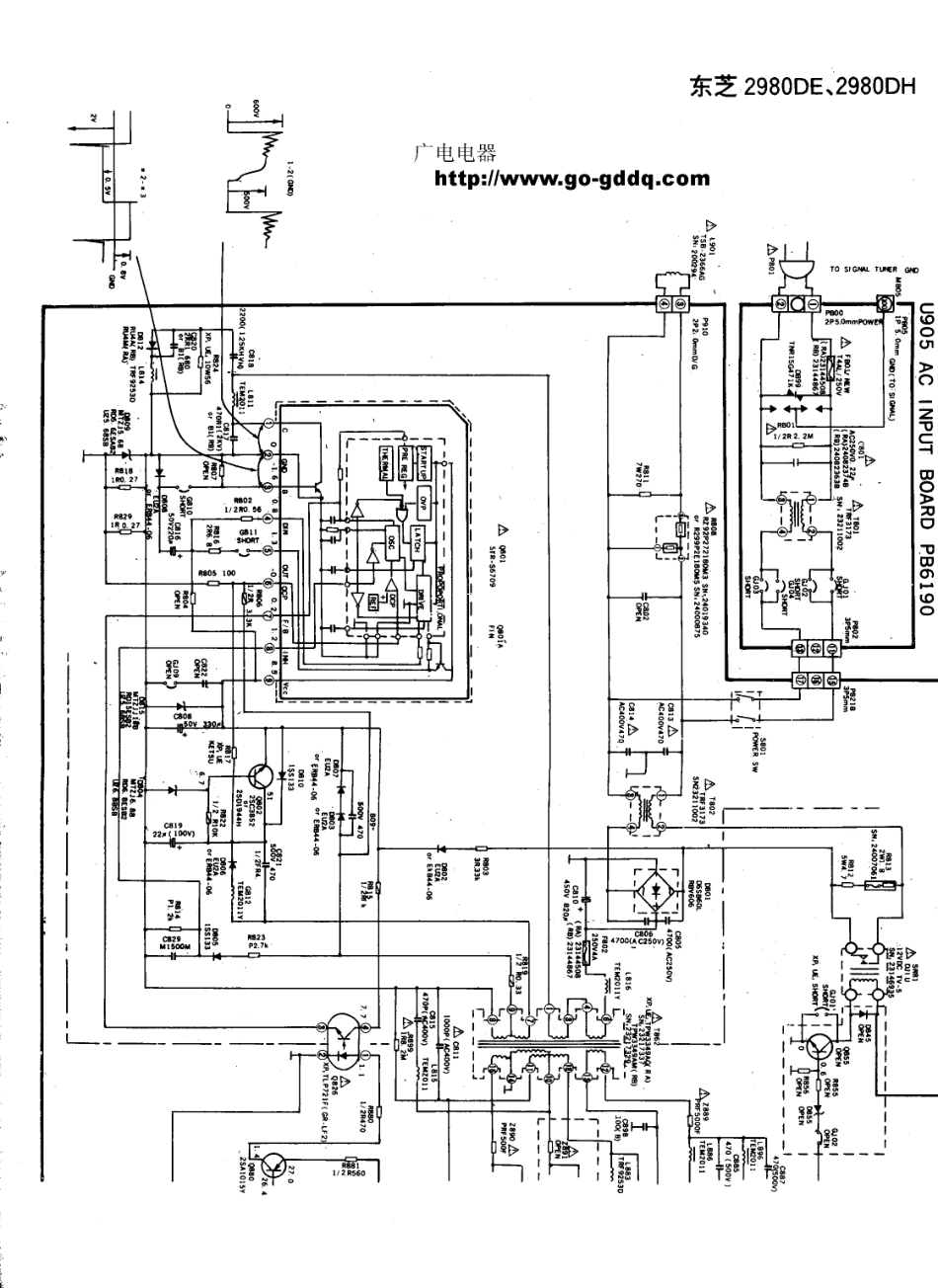 东芝2980DH彩电电路原理图_东芝  2980DE、2980DH(01).pdf_第1页