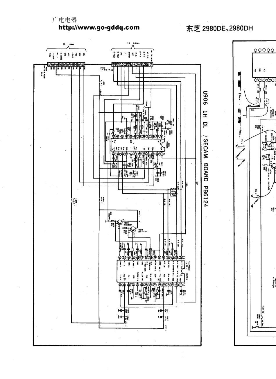 东芝2980DE彩电电路原理图_东芝  2980DE、2980DH(21).pdf_第1页