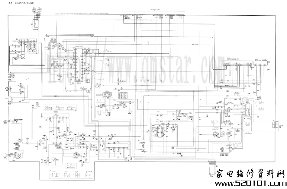 东芝2955SH彩电原理图_东芝2955SH电视机图纸.pdf_第1页