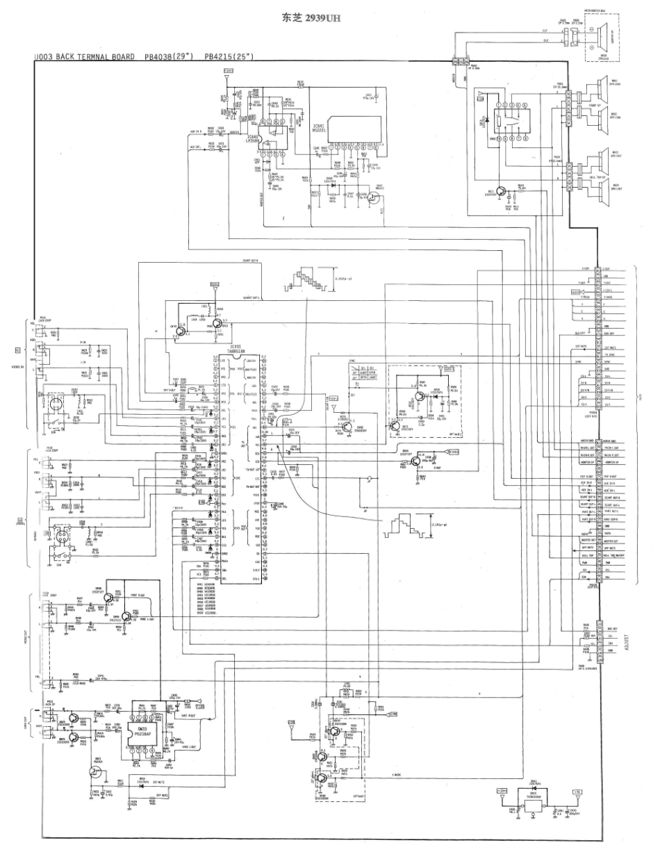 东芝2939UXH彩电原理图_2939UH-2.pdf_第1页