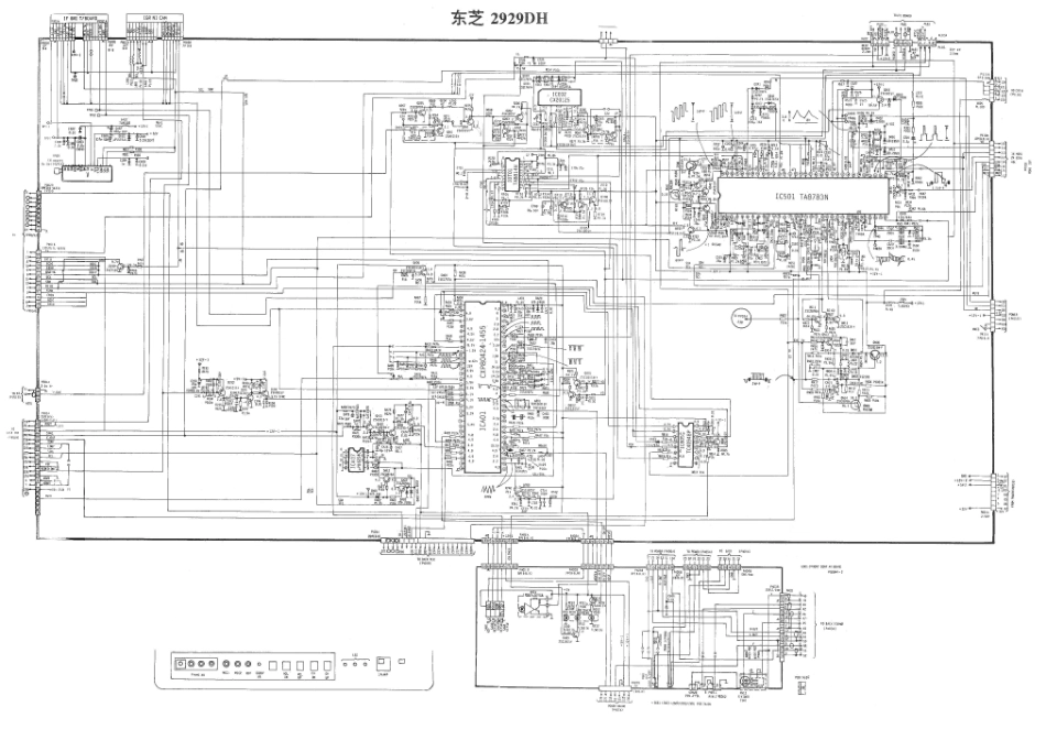 东芝2929DH彩电原理图_2929DH-1.pdf_第1页