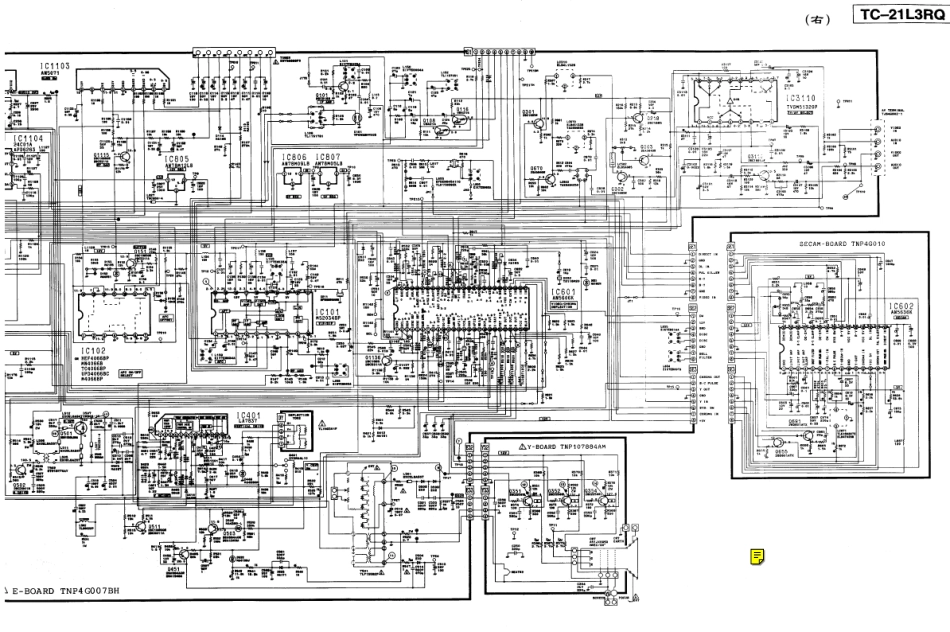 松下TC-21L3RH彩电原理图_松下TC-21L3RH-1.pdf_第1页