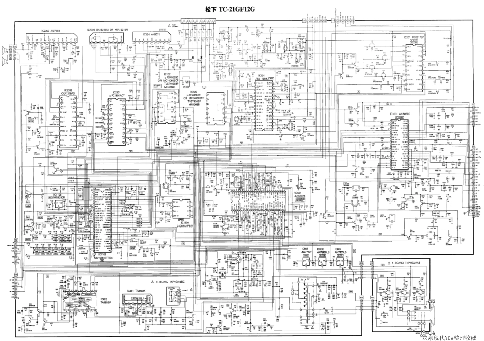 松下TC-21GF12G彩电原理图_松下TC-21GF12G.pdf_第1页