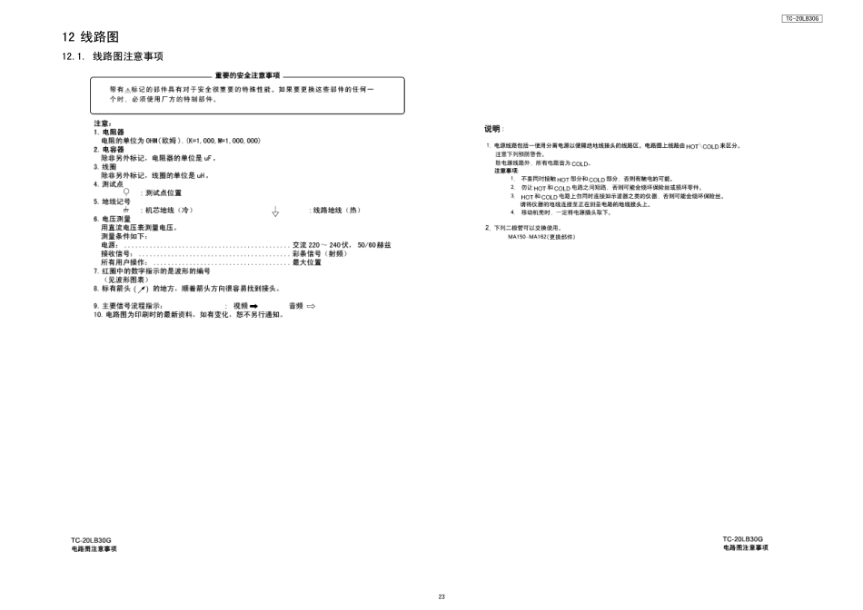 松下TC-20LB30G液晶电视原理图_松下TC-20LB30G液晶.pdf_第1页