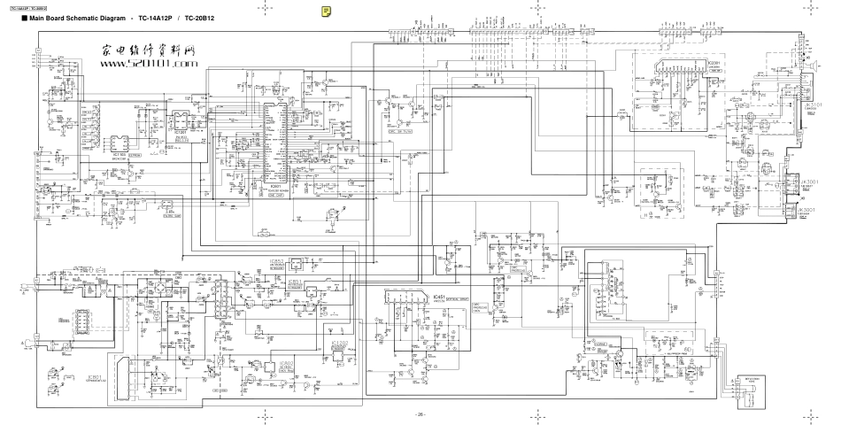 松下TC-14A12P彩电原理图_松下TC-14A12P电视机.pdf_第1页