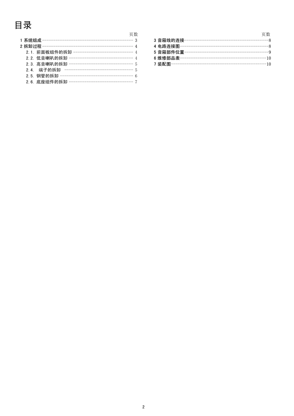 松下SB-PS5500GK音响系统维修手册.pdf_第2页