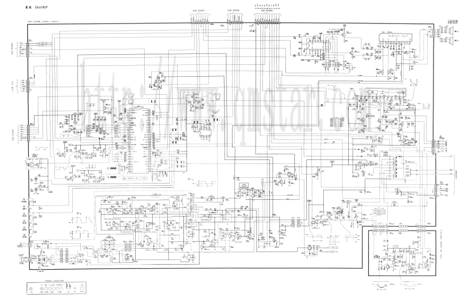 东芝2840XP彩电原理图_东芝2840XP.pdf_第2页