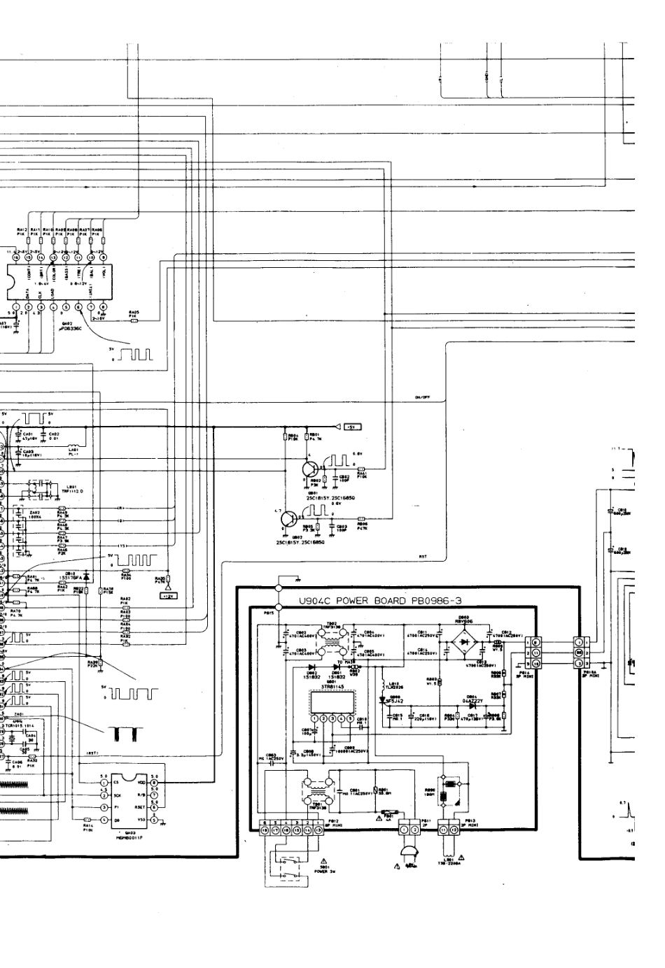 东芝2806XH彩电原理图_东芝  2806XH(04).pdf_第1页