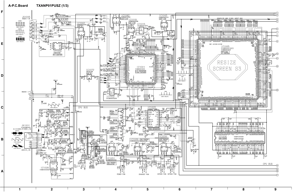 松下PT-S11投影机电路原理图_PANASOINC_PT-S11.pdf_第1页