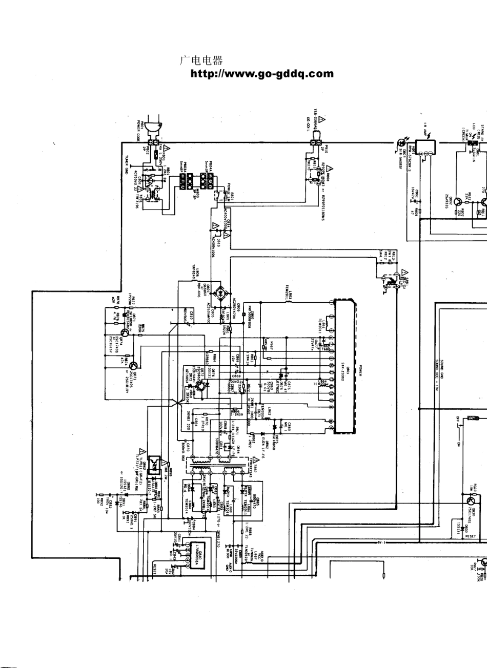 东芝2550XP彩电电路原理图_东芝  2950XHC(07).pdf_第1页