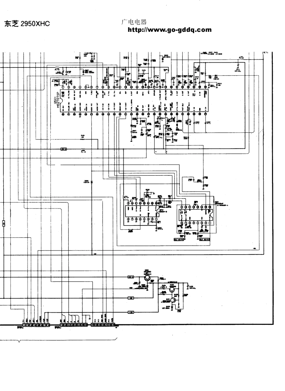 东芝2550XP彩电电路原理图_东芝  2950XHC(06).pdf_第1页