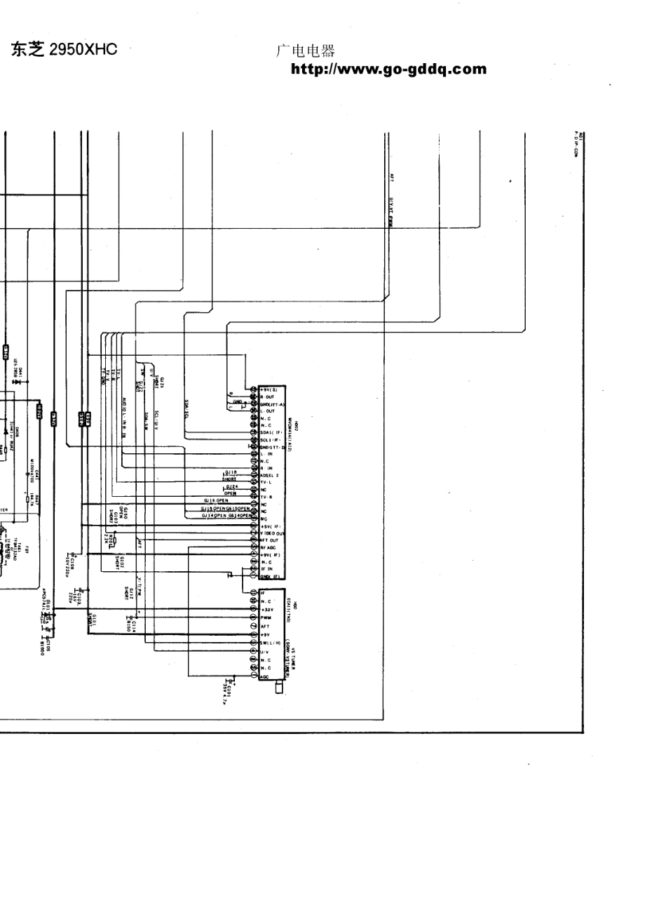 东芝2550XMJ彩电电路原理图_东芝  2950XHC(12).pdf_第1页
