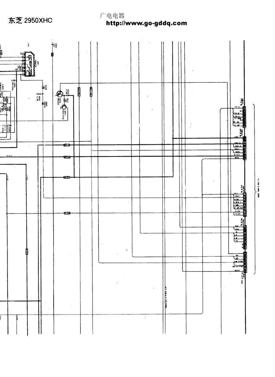 东芝2550XMJ彩电电路原理图_东芝  2950XHC(10).pdf_第1页